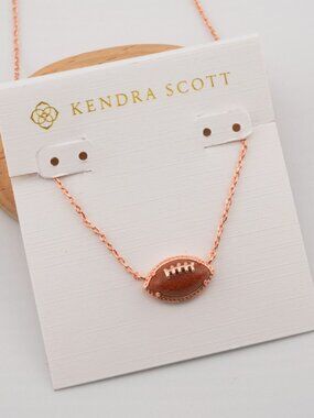 Kendra Scott Football Necklace